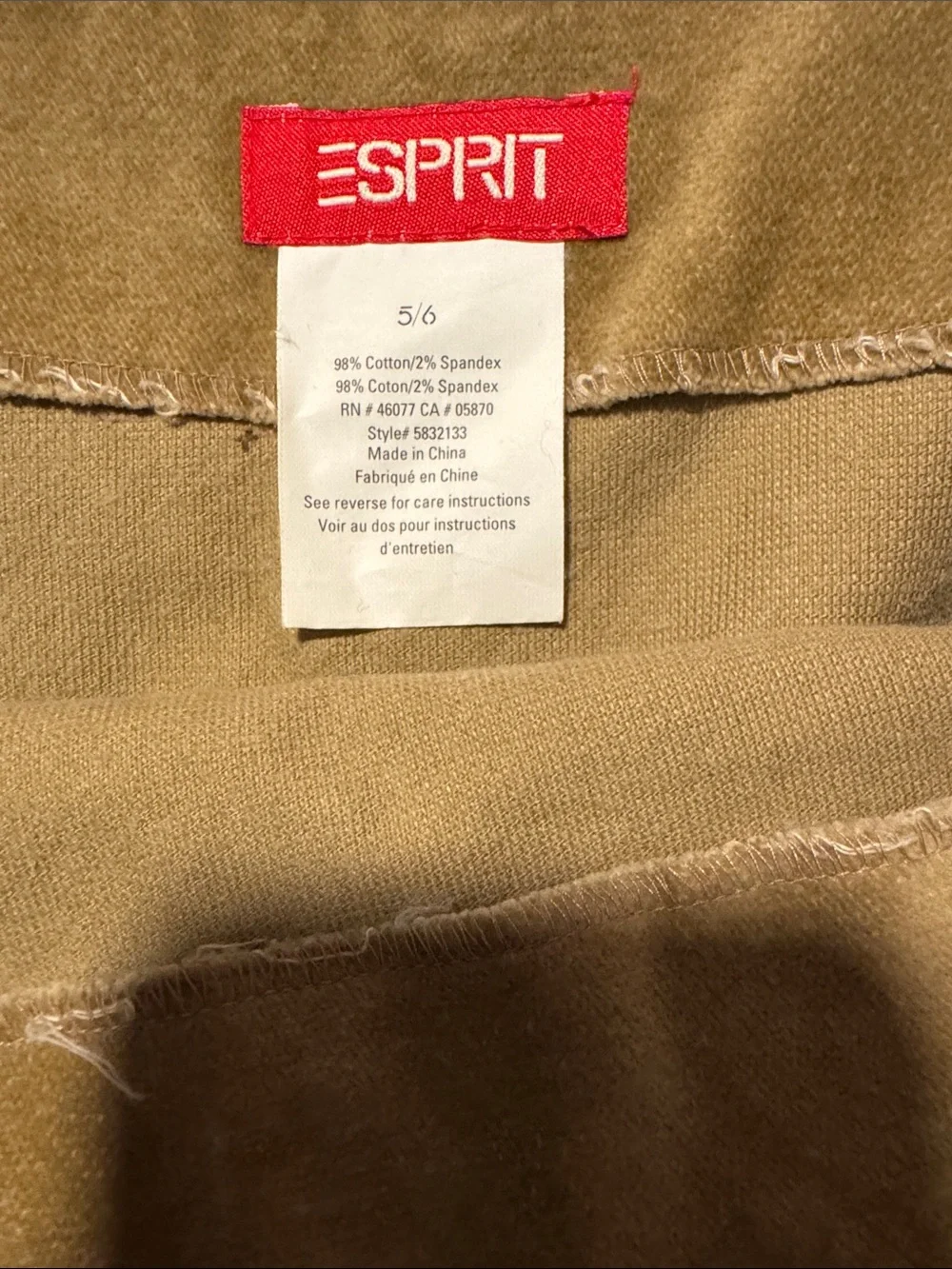 Esprit Classic Women's Suede Mini Skirt in Brown